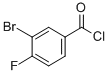 3-Bromo-4-fluorobenzoyl chloride Structure,672-75-3Structure
