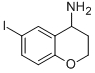 6-碘-苯并二氫吡喃-4-胺鹽酸鹽結構式_676133-39-4結構式