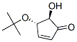 2-Cyclopenten-1-one,4-(1,1-dimethylethoxy)-5-hydroxy-,(4s,5r)-(9ci)Structure,676477-69-3Structure 2-Cyclopenten-1-one,4-(1,1-dimethylethoxy)-5-hydroxy-,(4s,5r)-(9ci) Structure,676477-69-3Structure