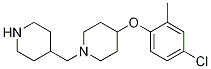 4-(4-Chloro-2-methylphenoxy)-1-piperidin-4-ylmethyl-piperidineStructure,676517-43-4Structure 4-(4-Chloro-2-methylphenoxy)-1-piperidin-4-ylmethyl-piperidine Structure,676517-43-4Structure