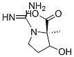 Proline, 1-(aminoiminomethyl)-2-hydroxy-(9ci)Structure,67736-29-2Structure Proline, 1-(aminoiminomethyl)-2-hydroxy-(9ci) Structure,67736-29-2Structure