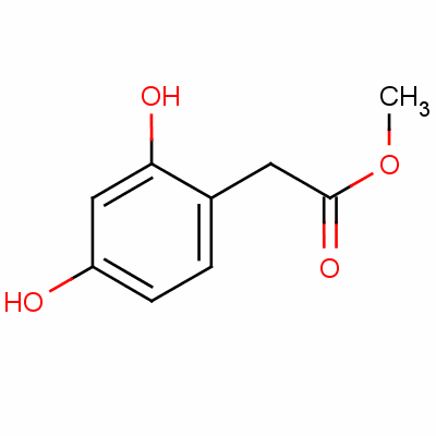 2-(2,4-二羥基苯基)乙酸甲酯結(jié)構(gòu)式_67828-42-6結(jié)構(gòu)式