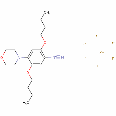 2,5-Dibutoxy-4-(morpholino)benzenediazonium hexafluorophosphateStructure,68015-88-3Structure 2,5-Dibutoxy-4-(morpholino)benzenediazonium hexafluorophosphate Structure,68015-88-3Structure