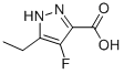 1H-pyrazole-3-carboxylicacid,5-ethyl-4-fluoro-(9ci)Structure,681034-63-9Structure 1H-pyrazole-3-carboxylicacid,5-ethyl-4-fluoro-(9ci) Structure,681034-63-9Structure