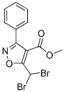 4-Isoxazolecarboxylicacid,5-(dibromomethyl)-3-phenyl-,methylester(9ci)Structure,682352-68-7Structure 4-Isoxazolecarboxylicacid,5-(dibromomethyl)-3-phenyl-,methylester(9ci) Structure,682352-68-7Structure