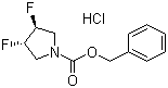 (3R,4R)-N-Cbz-3,4-difluoropyrrolidine hydrochlorideStructure,682359-79-1Structure (3R,4R)-N-Cbz-3,4-difluoropyrrolidine hydrochloride Structure,682359-79-1Structure