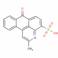 2-Methyl-7-oxo-7h-dibenz[f,ij]isoquinoline-4-sulphonic acid Structure,68239-60-1Structure