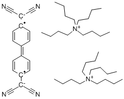 Bis(tetra-n-butylammonium) TetracyanodiphenoquinodimethanideStructure,68271-98-7Structure Bis(tetra-n-butylammonium) Tetracyanodiphenoquinodimethanide Structure,68271-98-7Structure