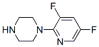 Piperazine, 1-(3,5-difluoro-2-pyridinyl)- (9ci)Structure,683241-04-5Structure Piperazine, 1-(3,5-difluoro-2-pyridinyl)- (9ci) Structure,683241-04-5Structure