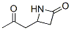 2-Azetidinone, 4-(2-oxopropyl)-(9ci)Structure,68485-90-5Structure 2-Azetidinone, 4-(2-oxopropyl)-(9ci) Structure,68485-90-5Structure