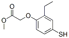 Acetic acid, (2-ethyl-4-mercaptophenoxy)-, methyl ester (9ci)Structure,685138-89-0Structure Acetic acid, (2-ethyl-4-mercaptophenoxy)-, methyl ester (9ci) Structure,685138-89-0Structure