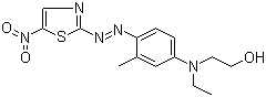 2-[Ethyl[3-methyl-4-[(5-nitrothiazol-2-yl)azo]phenyl]amino]ethanol Structure,68516-81-4Structure