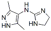 1H-pyrazol-4-amine, n-(4,5-dihydro-1h-imidazol-2-yl)-3,5-dimethyl-Structure,688729-33-1Structure 1H-pyrazol-4-amine, n-(4,5-dihydro-1h-imidazol-2-yl)-3,5-dimethyl- Structure,688729-33-1Structure