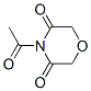 (9ci)-4-乙?；?3,5-嗎啉二酮結(jié)構(gòu)式_68985-06-8結(jié)構(gòu)式