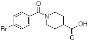 4-Piperidinecarboxylic acid, 1-(4-bromobenzoyl)-Structure,693237-87-5Structure 4-Piperidinecarboxylic acid, 1-(4-bromobenzoyl)- Structure,693237-87-5Structure