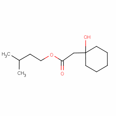 Cyclohexaneacetic acid,1-hydroxy-, 3-methylbutyl esterStructure,6946-66-3Structure Cyclohexaneacetic acid,1-hydroxy-, 3-methylbutyl ester Structure,6946-66-3Structure