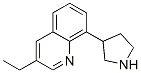 Quinoline, 3-ethyl-8-(3-pyrrolidinyl)- (9ci)Structure,695185-35-4Structure Quinoline, 3-ethyl-8-(3-pyrrolidinyl)- (9ci) Structure,695185-35-4Structure