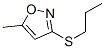 Isoxazole, 5-methyl-3-(propylthio)-(9ci)Structure,69528-71-8Structure Isoxazole, 5-methyl-3-(propylthio)-(9ci) Structure,69528-71-8Structure