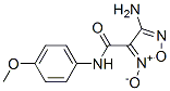 (9ci)-4-氨基-n-(4-甲氧基苯基)-,2-氧化物1,2,5-噁二唑-3-羧酰胺結構式_696607-68-8結構式