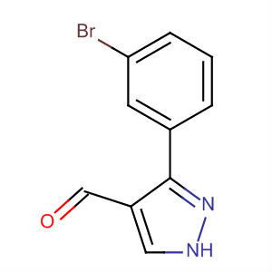 3-(3-Bromophenyl)-1h-pyrazole-4-carbaldehydeStructure,696646-49-8Structure 3-(3-Bromophenyl)-1h-pyrazole-4-carbaldehyde Structure,696646-49-8Structure