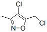 Isoxazole, 4-chloro-5-(chloromethyl)-3-methyl-(9ci)Structure,69711-41-7Structure Isoxazole, 4-chloro-5-(chloromethyl)-3-methyl-(9ci) Structure,69711-41-7Structure