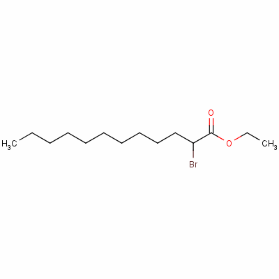 a-溴月桂酸乙酯結(jié)構(gòu)式_6974-87-4結(jié)構(gòu)式