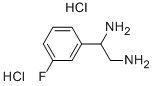 1-(3-氟-苯基)-乙烷-1,2-二胺雙鹽酸鹽結構式_69810-91-9結構式