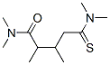  5-(二甲基氨基)-n,n,2,3-四甲基-5-硫氧代-戊酰胺結構式_70481-41-3結構式