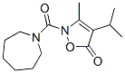 1H-azepine, hexahydro-1-[[3-methyl-4-(1-methylethyl)-5-oxo-2(5h)-isoxazolyl]carbonyl]- (9ci) Structure,706804-33-3Structure