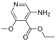 Ethyl 3-amino-5-methoxyisonicotinateStructure,709666-24-0Structure Ethyl 3-amino-5-methoxyisonicotinate Structure,709666-24-0Structure