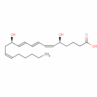 白[細胞]三烯 b4結構式_71160-24-2結構式