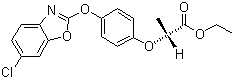 (+)-Ethyl 2-[4-[(6-chloro-2-benzoxazolyl)oxy]phenoxy] propanoate Structure,71283-80-2Structure