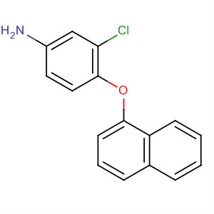 3-Chloro-4-(1-naphthalenyloxy)benzenamineStructure,71541-68-9Structure 3-Chloro-4-(1-naphthalenyloxy)benzenamine Structure,71541-68-9Structure