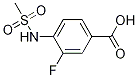 3-氟-4-[(甲基磺?；?氨基]苯甲酸結(jié)構(gòu)式_716361-59-0結(jié)構(gòu)式