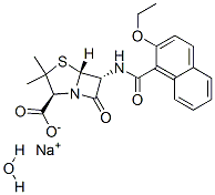 Nafcillin sodium salt monohydrateStructure,7177-50-6Structure Nafcillin sodium salt monohydrate Structure,7177-50-6Structure