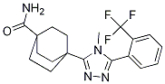 4-(4-甲基-5-(2-(三氟甲基)苯基)-4H-1,2,4-噻唑-3-基)雙環(huán)[2.2.2]辛烷-1-羧酰胺結(jié)構(gòu)式_719274-83-6結(jié)構(gòu)式