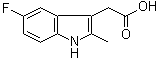 (5-Fluoro-2-methyl-1H-indol-3-yl)acetic acidStructure,71987-67-2Structure (5-Fluoro-2-methyl-1H-indol-3-yl)acetic acid Structure,71987-67-2Structure