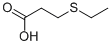 3-(乙基硫代)丙酸結(jié)構(gòu)式_7244-82-8結(jié)構(gòu)式