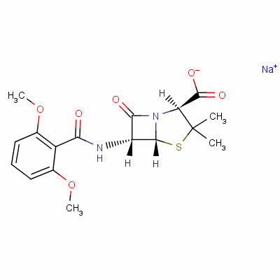 Methicillin sodium (500 mg) (as)Structure,7246-14-2Structure Methicillin sodium (500 mg) (as) Structure,7246-14-2Structure