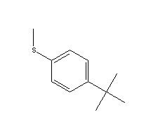 Benzene,1-(1,1-dimethylethyl)-4-(methylthio)Structure,7252-86-0Structure Benzene,1-(1,1-dimethylethyl)-4-(methylthio) Structure,7252-86-0Structure