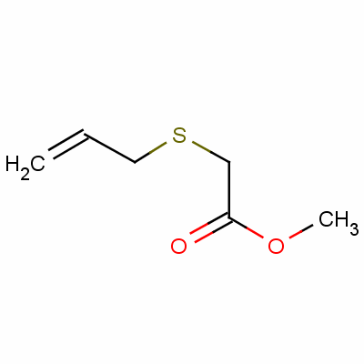 (2-丙烯基硫代)乙酸甲酯結(jié)構(gòu)式_72867-23-3結(jié)構(gòu)式
