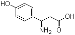 (R)-4-羥基-beta-苯丙氨酸結構式_73025-68-0結構式