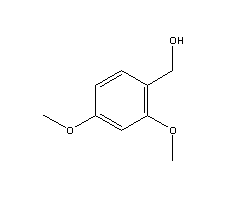 2,4-二甲氧基芐醇結(jié)構(gòu)式_7314-44-5結(jié)構(gòu)式