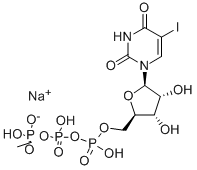 5-碘-尿苷-5-三磷酸鈉結構式_73431-55-7結構式