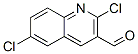 2,6-Dichloroquinoline-3-carbaldehyde Structure,73568-41-9Structure
