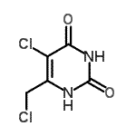 5-Chloro-6-(chloromethyl)-2,4(1h,3h)-pyrimidinedioneStructure,73742-45-7Structure 5-Chloro-6-(chloromethyl)-2,4(1h,3h)-pyrimidinedione Structure,73742-45-7Structure