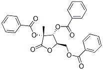 2,3,5-Tri-O-benzoyl-2-C-methyl-D-ribonic acid-1,4-lactoneStructure,7392-74-7Structure 2,3,5-Tri-O-benzoyl-2-C-methyl-D-ribonic acid-1,4-lactone Structure,7392-74-7Structure