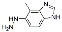 1H-benzimidazole, 5-hydrazino-4-methyl- (9ci)Structure,739350-69-7Structure 1H-benzimidazole, 5-hydrazino-4-methyl- (9ci) Structure,739350-69-7Structure