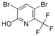 3,5-Dibromo-2-hydroxy-6-trifluoromethyl-pyridineStructure,741737-00-8Structure 3,5-Dibromo-2-hydroxy-6-trifluoromethyl-pyridine Structure,741737-00-8Structure