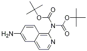 N-(6-氨基異喹啉-1-基)-N-[(叔丁氧基)羰基]氨基甲酸叔丁酯結(jié)構(gòu)式_745020-22-8結(jié)構(gòu)式